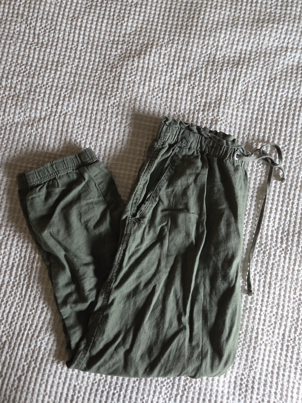 Sanctuary Olive Drawstring Joggers